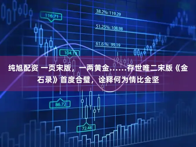 纯旭配资 一页宋版，一两黄金……存世唯二宋版《金石录》首度合璧，诠释何为情比金坚