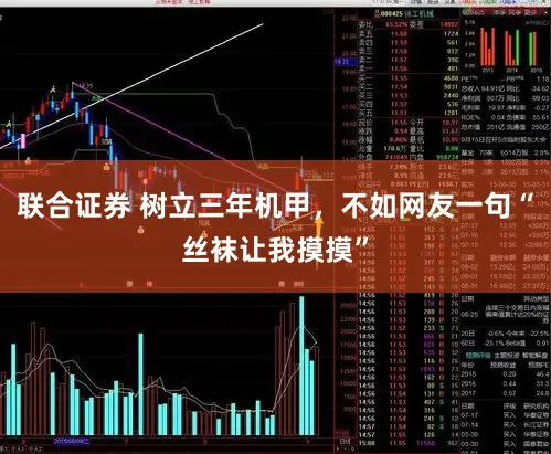 联合证券 树立三年机甲，不如网友一句“丝袜让我摸摸”